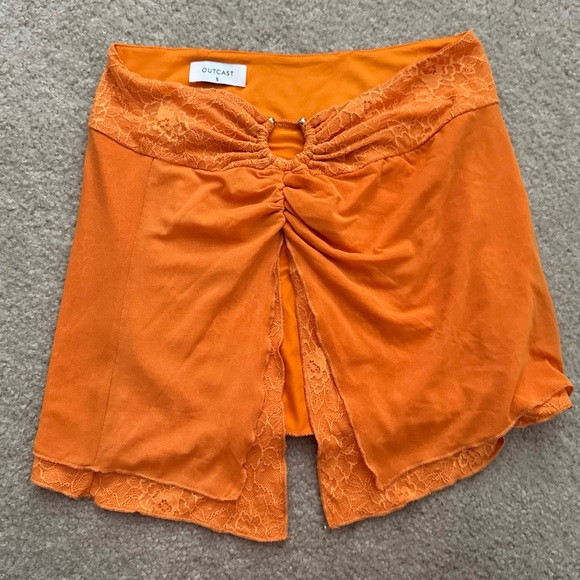 Outcast Bandeau - Lightweight, flowy orange bandeau - Sz. S - Picture 3 of 6